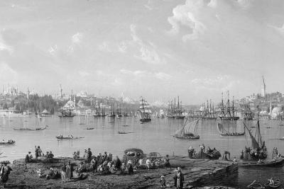 Carlo Bossoli - Constantinopol văzut dinspre Üsküdar (1854)