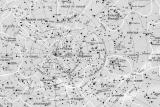 Camille Flammarion, Planisphère céleste contenant les principales étoiles visibles à l'oeil nu dans les deux hémisphères