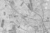 Detaliu dintr-o hartă a Bucureștiului, 1931